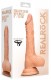 Телесный фаллоимитатор Realistic Dildo With Balls - 20 см.