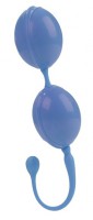 Голубые каплевидные вагинальные шарики Lamour