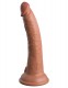 Кофейный фаллоимитатор 7 Silicone Dual Density Cock - 21 см.