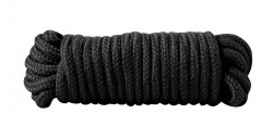 Чёрная хлопковая верёвка Bondage Rope 16 Feet - 5 м.