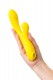 Желтый двусторонний вибратор Mia - 22 см.