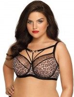 Бюстгальтер Stella хищной расцветки с плотными чашками Novika