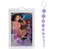 Фиолетовая анальная цепочка X-10 Beads - 28 см.