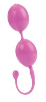 Розовые каплевидные вагинальные шарики Lamour