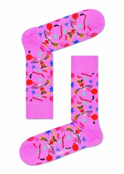 Носки унисекс Pink Panther Sock с мордочками пантеры Happy socks