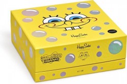 Подарочный набор носков Sponge Bob 6-Pack Gift Box Happy socks