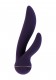 Фиолетовый вибратор Nim с клиторальным отростком - 18,8 см.