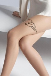Колготки Emmy с надписью на ножке Marilyn Колготки Emmy с надписью на ножке Marilyn