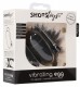 Черное гладкое виброяйцо Vibrating Egg - 8 см.