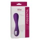 Фиолетовый вибромассажер Vibe - 19 см.