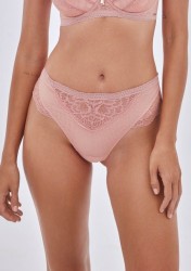 Трусики-стринги с завышенной линией талии Nude Rose Alles
