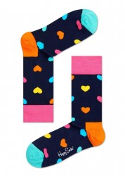 Носки унисекс Heart Sock с сердечками Happy socks