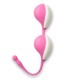 Розовые вагинальные шарики K-Balls Smooth + спрей для интимной гигиены в подарок