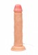 Телесный вибратор-реалистик Vibrating Realistic Cock 9 - 23,5 см.