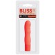 Оранжевый мини-вибратор Neon Bliss - 9 см.