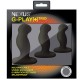 Набор из 3 черных вибровтулок Nexus G-Play+ Trio