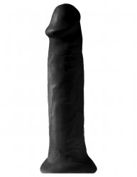 Черный фаллоимитатор-гигант на присоске 14 Cock - 36 см.