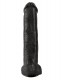 Чёрный фаллоимитатор-гигант 15 Cock with Balls - 40,6 см.