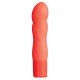 Оранжевый мини-вибратор Neon Bliss Vibrator - 9 см.