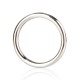 Стальное эрекционное кольцо STEEL COCK RING 4.5 см.