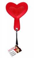 Шлепалка в форме сердца Furry Heart Paddle - 24 см.