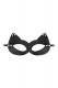 Пикантная черная маска Кошка с заклепками