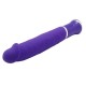 Фиолетовый силиконовый вибратор Ecstasy Rowdy Dong - 21,4 см.