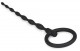 Черный силиконовый уретральный плаг Silicone Penis Plug - 16 см.
