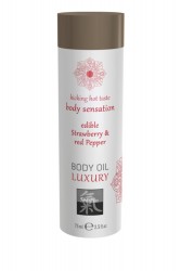 Съедобное масло для тела Клубника и красный перец ERO Съедобное масло для тела Клубника и красный перец ERO
