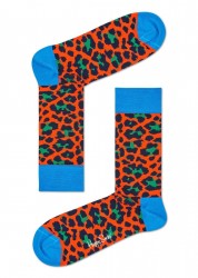 Носки унисекс Leopard Sock с леопардовыми пятнышками Happy socks