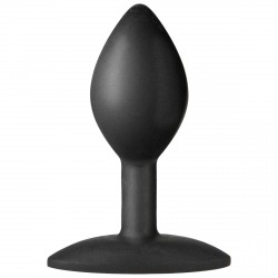Черная анальная пробка Platinum Premium Silicone - The Minis Spade Small - Black S Черная анальная пробка Platinum Premium Silicone - The Minis Spade Small - Black S