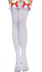 Чулки новогодние с бантами Le Frivole