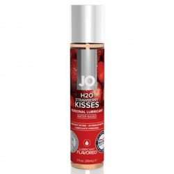 Смазка с ароматом клубники Jo Flavored Strawberry Kiss - 30 мл.