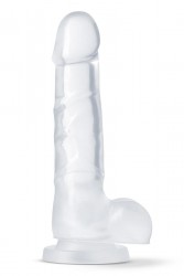 Прозрачный фаллоимитатор-реалистик Quartz - 19 см. Прозрачный фаллоимитатор-реалистик Quartz - 19 см.