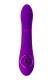 Фиолетовый вибратор с вакуумной стимуляцией клитора Jum - 21 см.