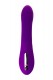 Фиолетовый вибратор с вакуумной стимуляцией клитора Jum - 21 см.