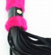Нежная плеть с розовым мехом Bdsm Light - 43 см.
