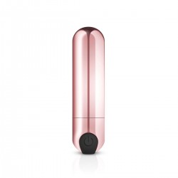 Золотистая вибропуля Rosy Gold Bullet Vibrator - 7,5 см.