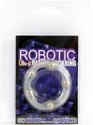 Эрекционное кольцо Robotic Beaded Cockring