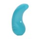 Голубой вибромассажер Mini Tongue - 11,5 см.