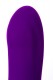 Фиолетовый ротатор с клиторальным стимулятором Yum - 21 см.