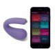 Фиолетовый вибратор Dua G-spot  Clitoral Wearable Vibrator - 17,8 см.