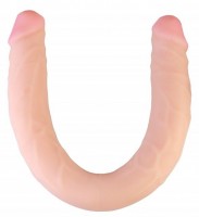 Телесный двухсторонний фаллоимитатор-реалистик - 47,8 см. Телесный двухсторонний фаллоимитатор-реалистик - 47,8 см.