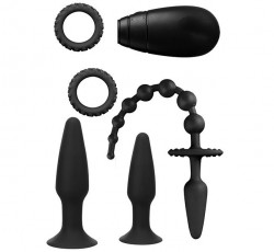 Подарочный набор для мужчин в чёрном цвете Menzstuff Vibrating Pleasure Set