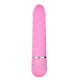 Розовый мини-вибратор Diamond Twisted Vibrator - 11,4 см.