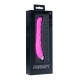 Розовый вибромассажер Infinity Textured Rechargeable G-Spot Vibrator - 17 см.