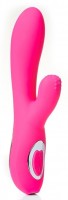 Розовый вибромассажер Femme Luxe - 23,5 см.