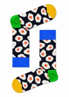 Черные носки Eggs Sunny Side Up Sock с яичницей Happy socks Черные носки Eggs Sunny Side Up Sock с яичницей Happy socks