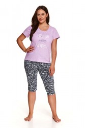 Уютный комплект Agnieszka с цветочным принтом на бриджах Taro