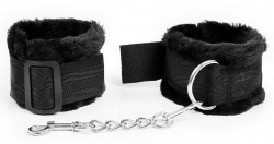 Черные оковы на регулируемых пряжках Черные оковы на регулируемых пряжках